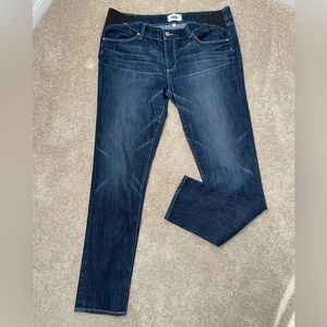 Paige Maternity Jimmy Jimmy Skinny Dark Wash Jeans Size 31